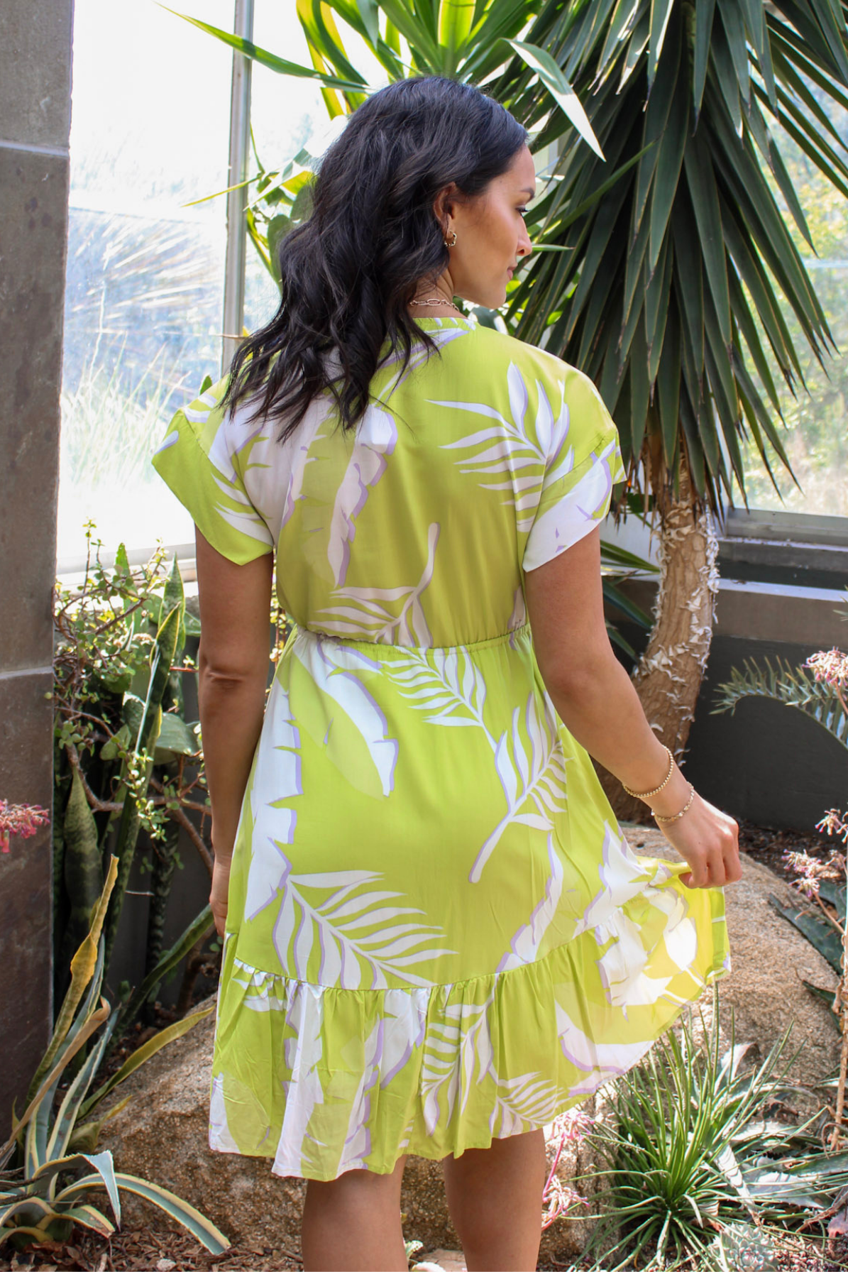 Vista Vibes Tie Waist Mini Dress