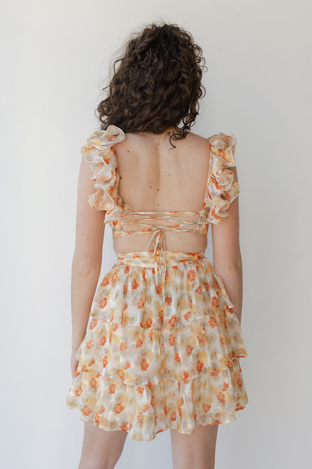 vivienne floral mini dress