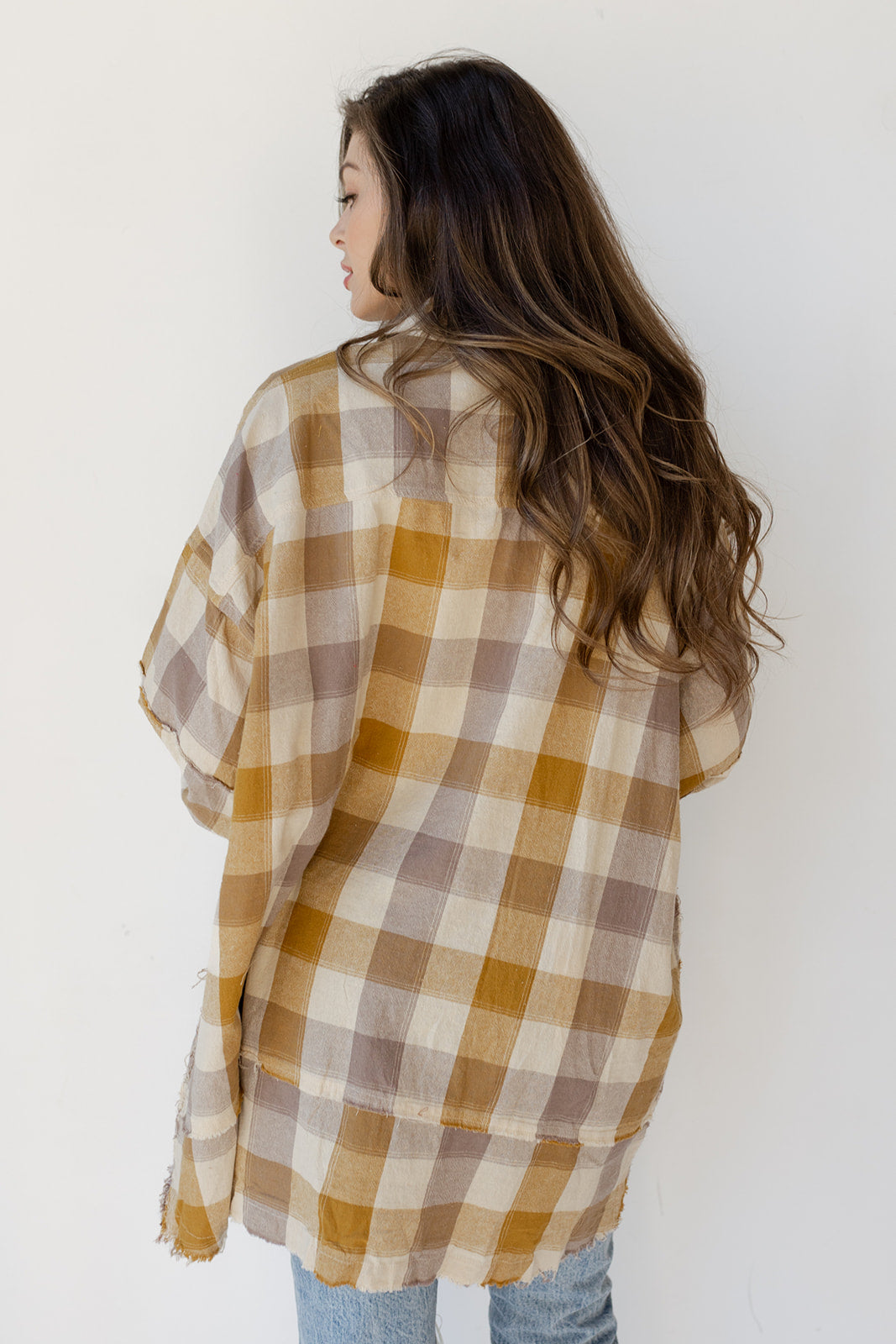 the plaid oversized dress