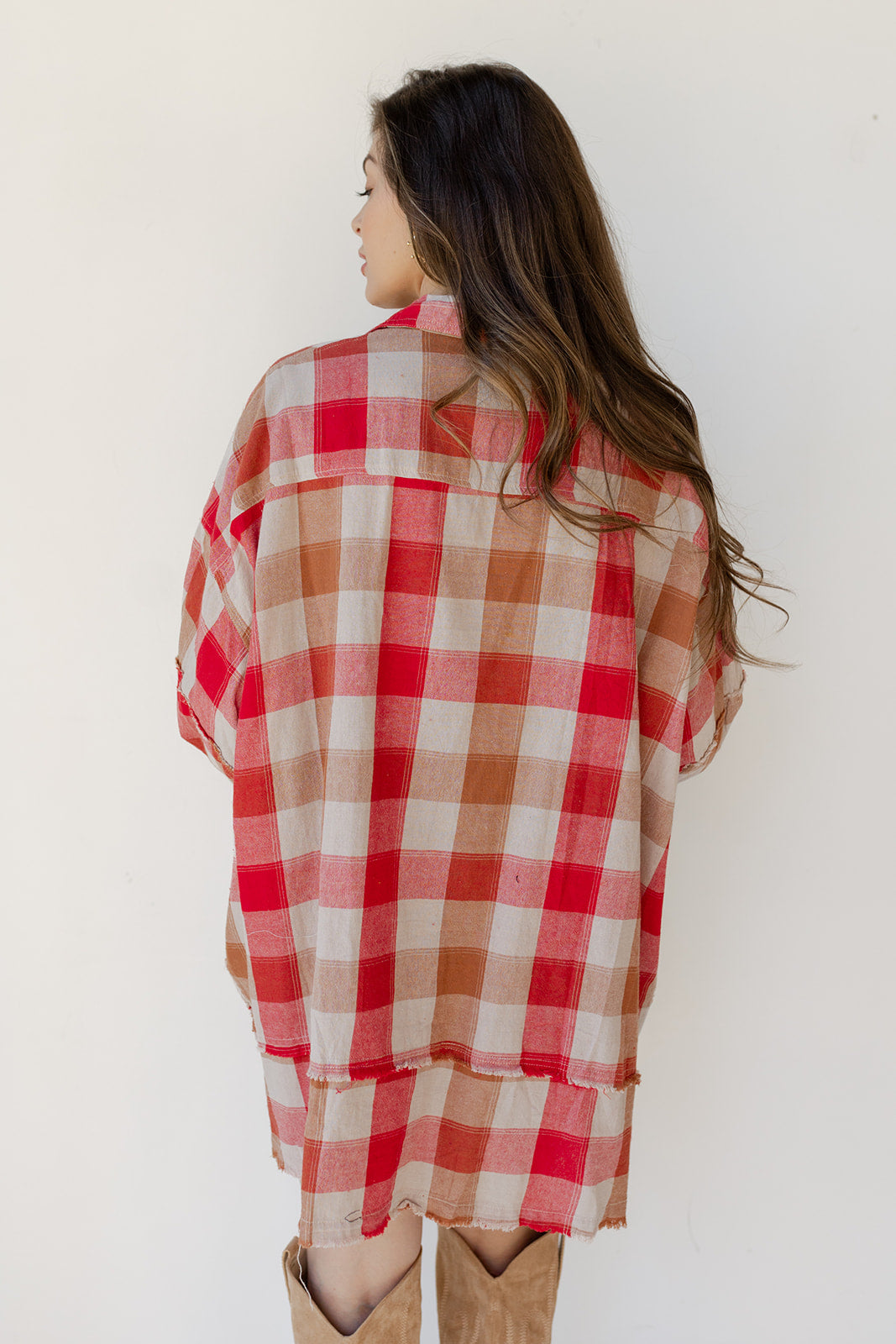 the plaid oversized dress