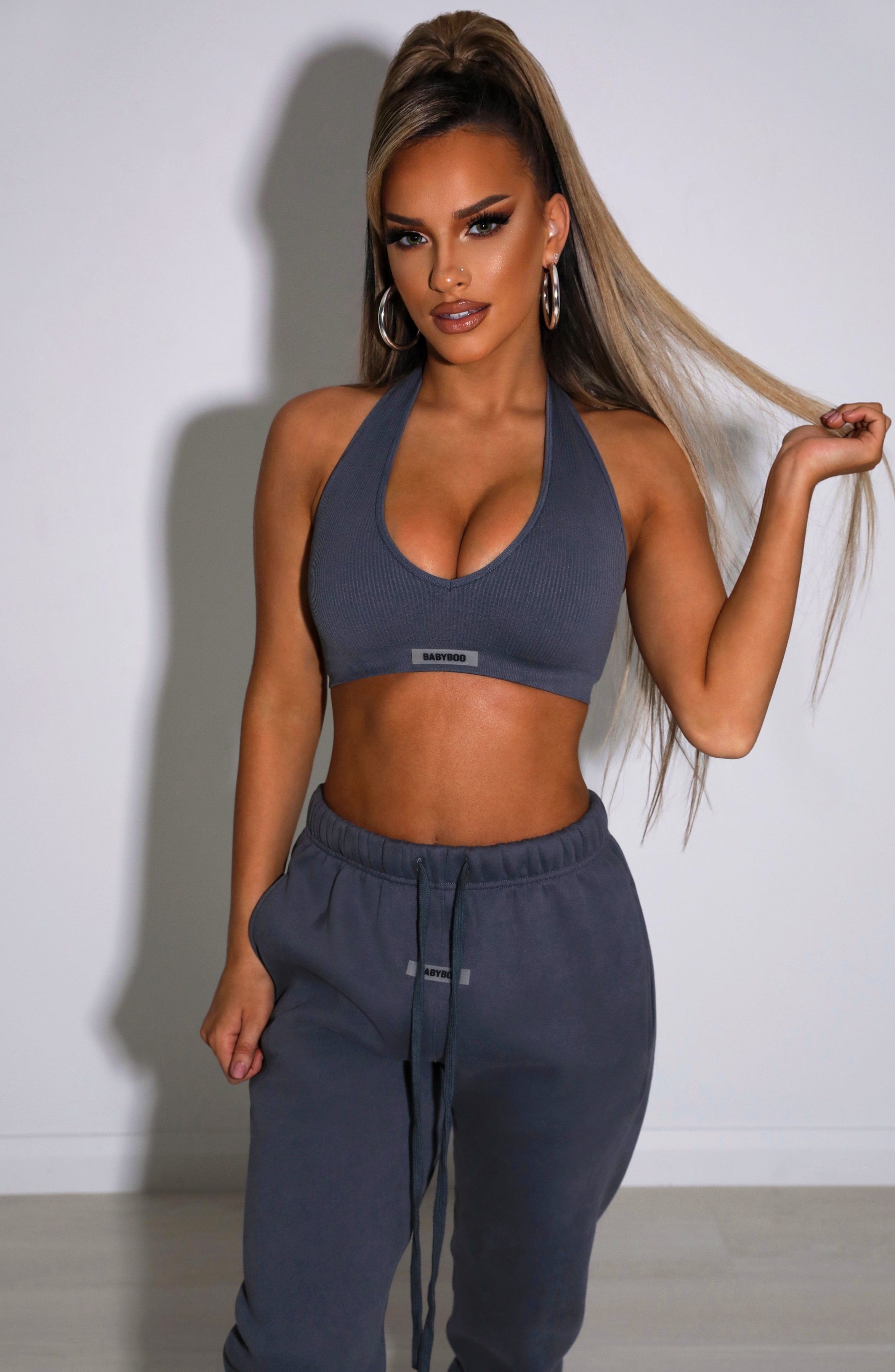 Kami Luxe Crop - Charcoal