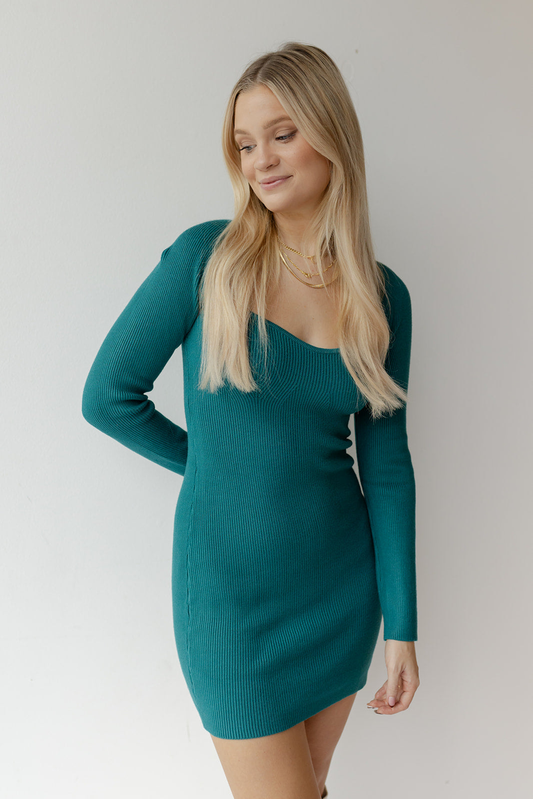 kallie sweater mini dress