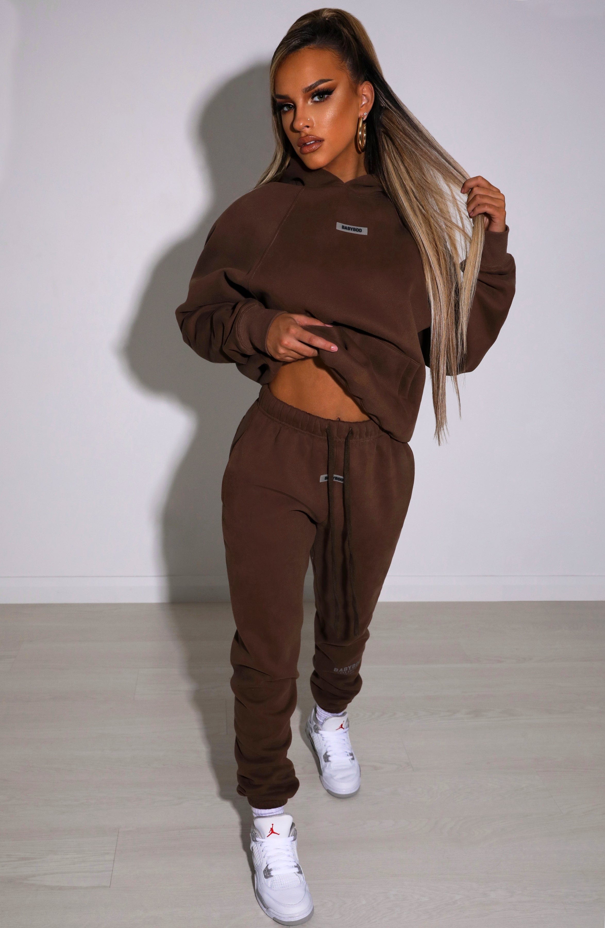 Ivy Luxe Hoodie - Chocolate